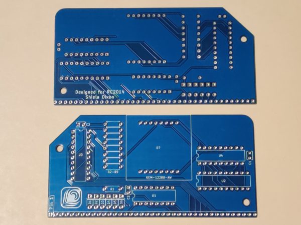 8x8 LED Matrix Display PCB