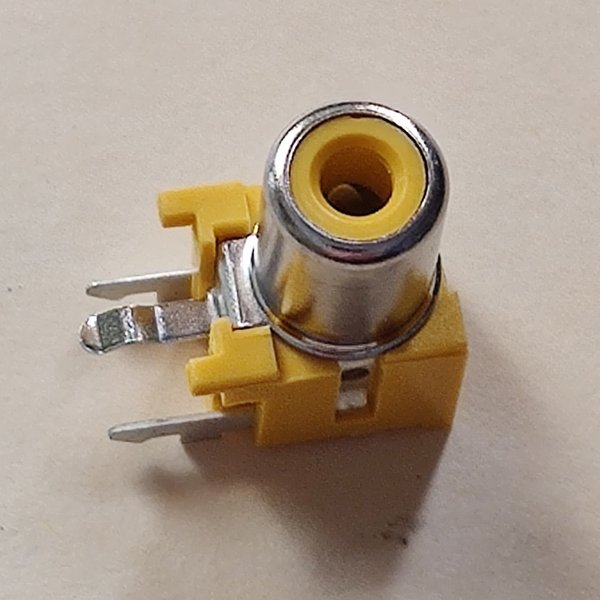 Composite Yellow Phono Socket