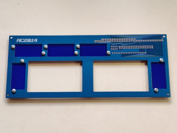 Blue Box Rear Panel and lasercut Port Covers